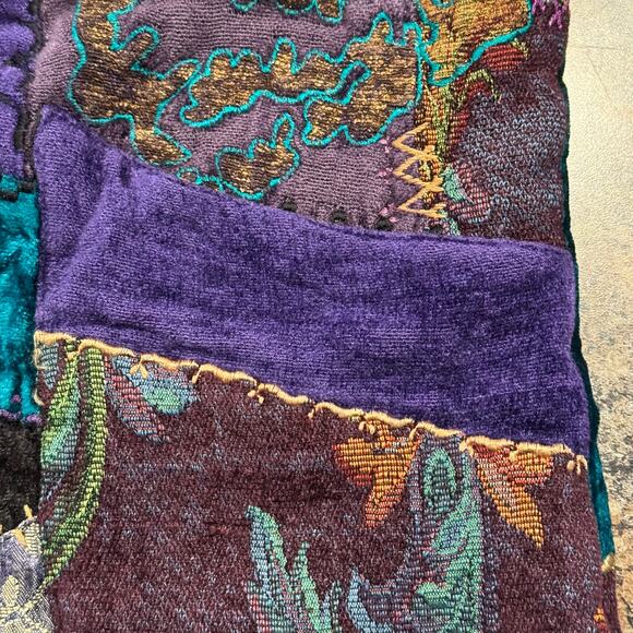 Tapestry Patch Vintage Jacket Patchwork Y2K Boho Art Teacher Eclectic Size Small - Picture 7 of 16